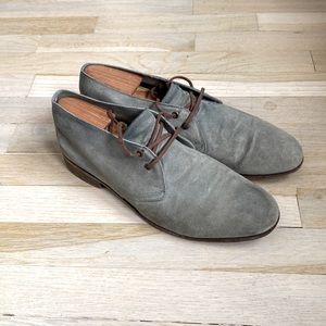 Billy Reid EUC suede Made in Italy grey shoes.